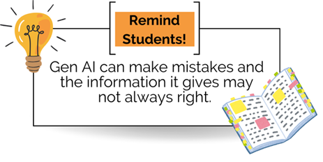 Gen AI can make mistakes