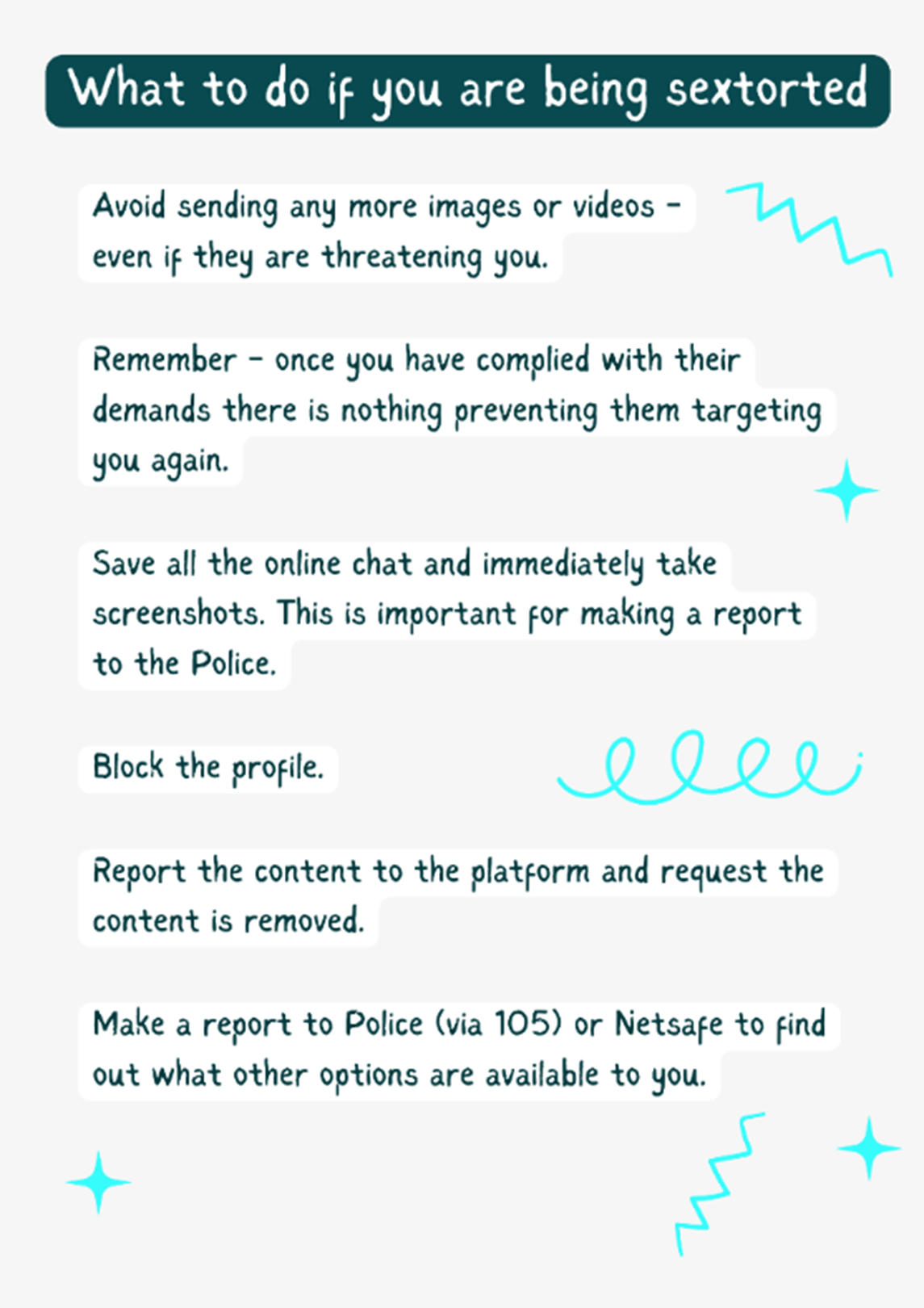 What to do if you are being Sextorted